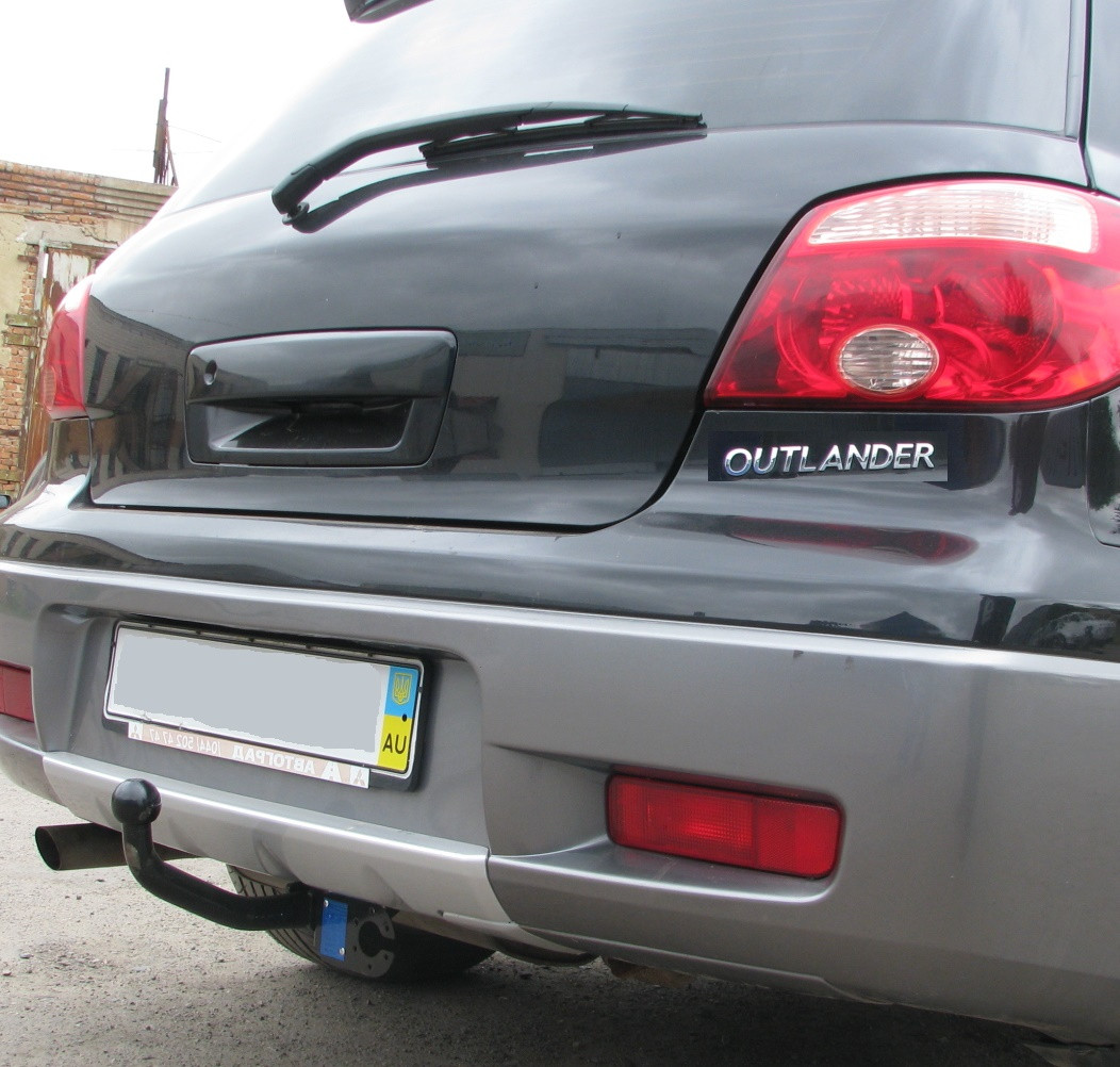 Фаркоп на Mitsubishi Outlander (2003-2008) Митсубиси Аутлендер — Купить ...