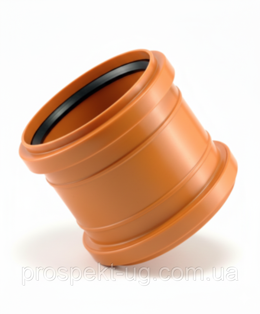 Муфта ПВХ насувна 110 мм для зовнішньої каналізації Magnaplast, фото 1