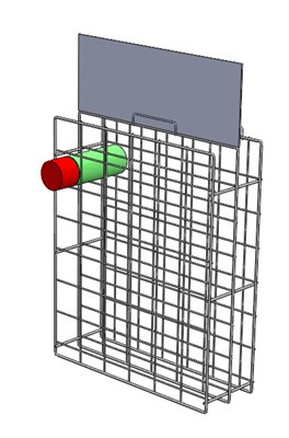 Стенд настільний під балончики з фарбою 7х6