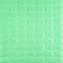 3D панель самоклеюча 700х770х7мм цегла М'ятний (012-7) SW-00000050
