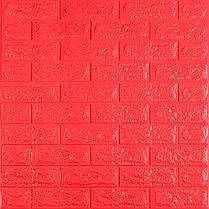 3D панель самоклеюча 700х770х7мм цегла Червона (008-7) SW-00000054