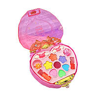 Набір дитячої косметики для дівчаток у формі серця з тінями помадами блискітками та лаком для нігтів SPICY