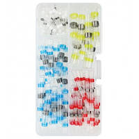 Термоусадочные гильзы с припоем 100 шт термоусадка с оловом для соединения проводов