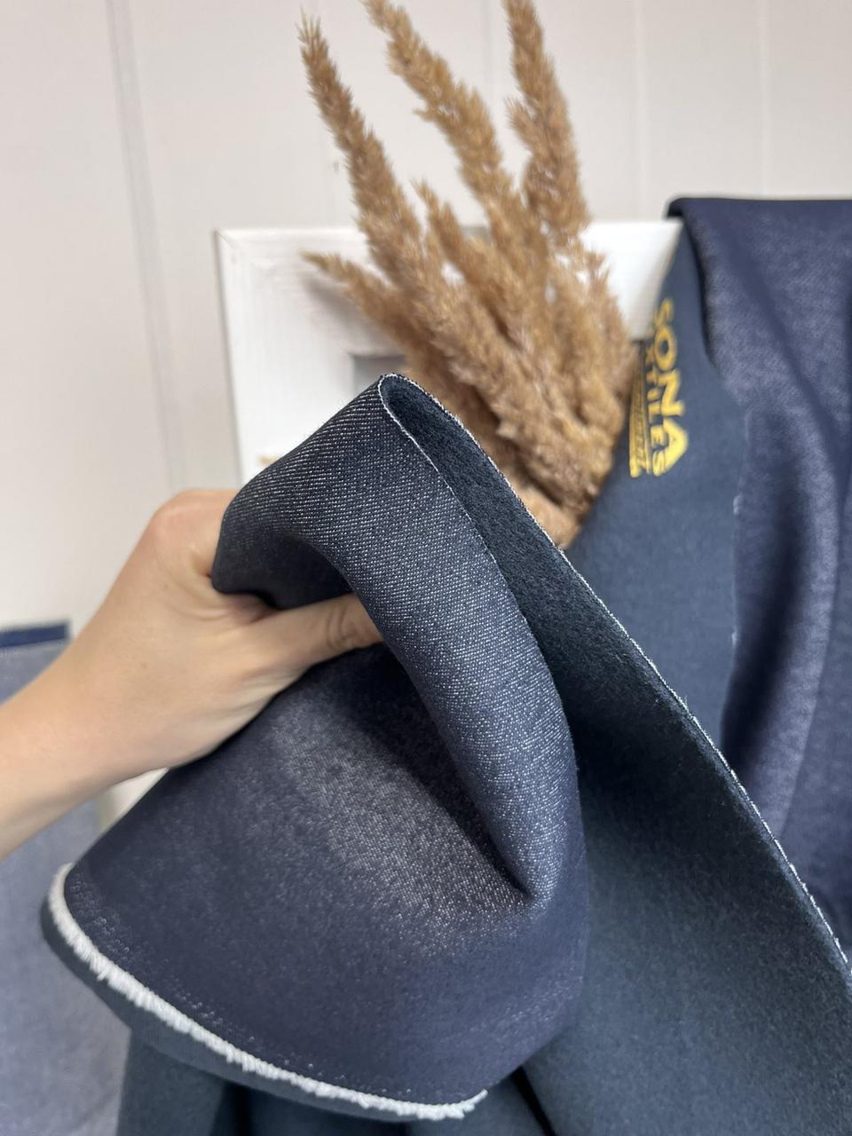 Джинс на флісі Синій темний, фото 1