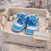 Пінетки в'язані для новонароджених до 12 місяців