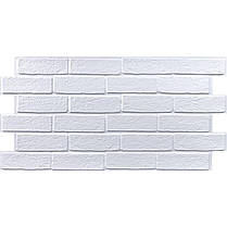 Декоративна ПВХ панель 960х480х4мм Біла цегла SW-00001427