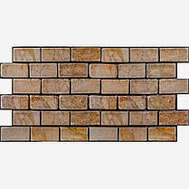 Декоративна ПВХ панель цегла 960х480х4мм Коричневий мармур SW-00001428