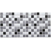 Декоративна ПВХ панель 960х480х4мм Чорно-біла мозаїка SW-00001432