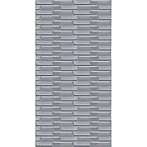 Самоклеюча 3D панель 3080x700x5мм Кладка Срібло SW-00001760