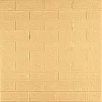 Панель стінова 3D 700х770х2мм Жовто-пісочний SW-00001909