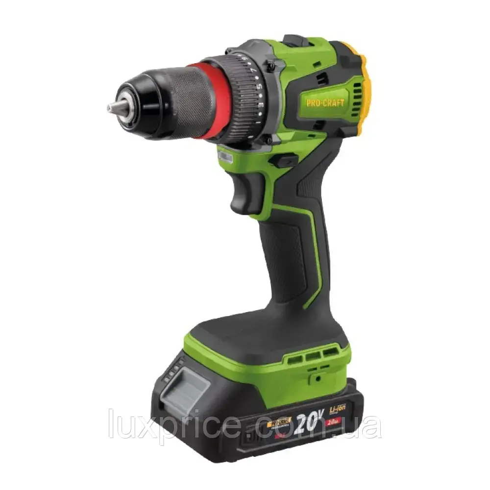 Шурупокрут акум. PRO CRAFT PA-20 LI DFR (1АКБ та зар. устр.), фото 1