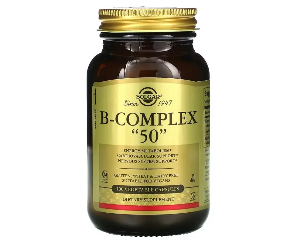 Solgar  B-Complex 50 (100 tabs), фото 1