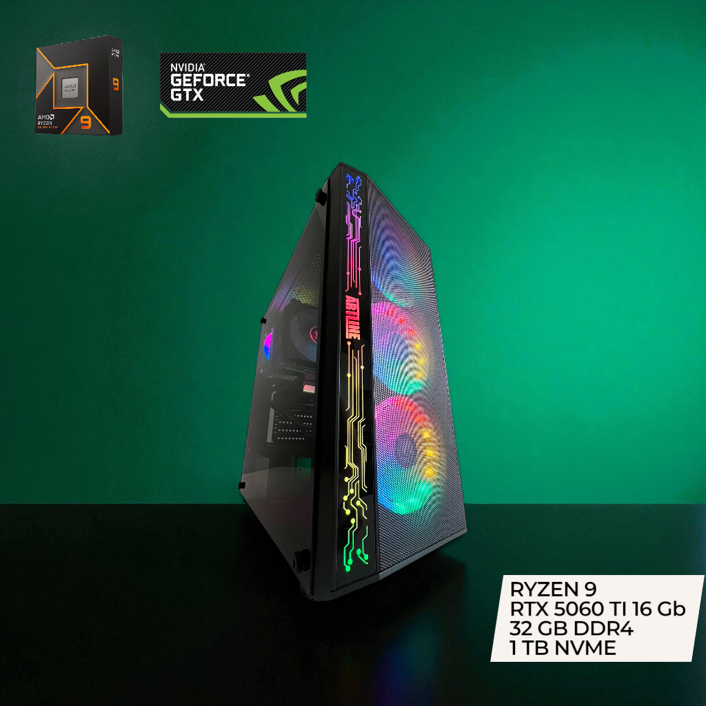 Ігровий преміум ПК AMD Ryzen 9 5900X / NVIDIA RTX 5060 TI 16 GB / 32 GB DDR4 / 1 TB SSD M2 NVME / ASUS PRIME AMD 570P / CHIEFTEC, фото 1