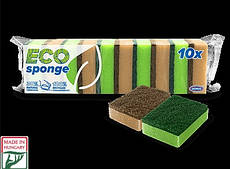 Губка для миття посуду Bonus Sponge scourer 10 шт Універсальні губки для миття посуду