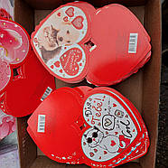 Листи Валентинки гуртом 11*12.5 (22*12.5) см, фото 3