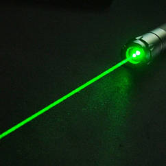 Потужна лазерна указка зелений промінь + 11 насадок
