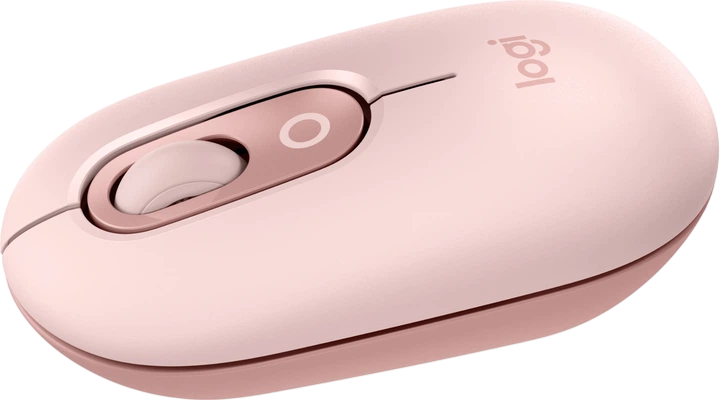 Миша бездротова Logitech POP Mouse With Emoji Bluetooth Rose (910-007413)