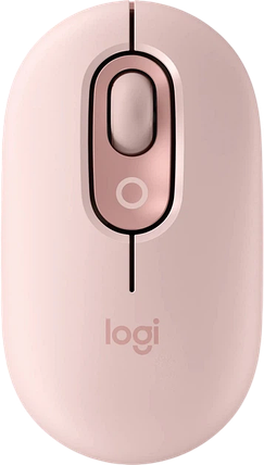 Миша бездротова Logitech POP Mouse With Emoji Bluetooth Rose (910-007413), фото 2
