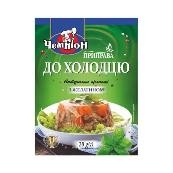 ПРИПРАВА ДЛЯ ХОЛОДЦЮ З ЖЕЛАТИНОМ ЧЕМПІОН, фото 1