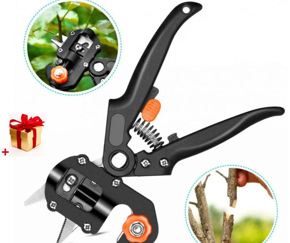 Професійний привівальний секатор Grafting Tool з 3 ножами для обрізання та щеплення дерев, фото 1