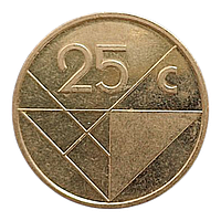 Аруба 25 центів, 1988