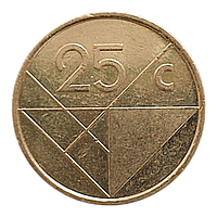 Аруба 25 центів, 1987