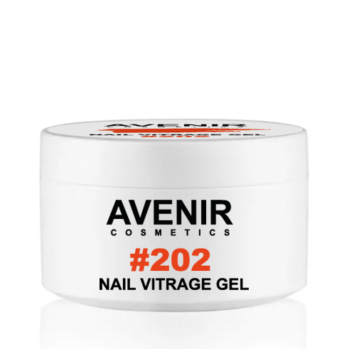 Вітражний гель для нарощування Avenir Vitrage#202 (Вітраж #202), 15 мл