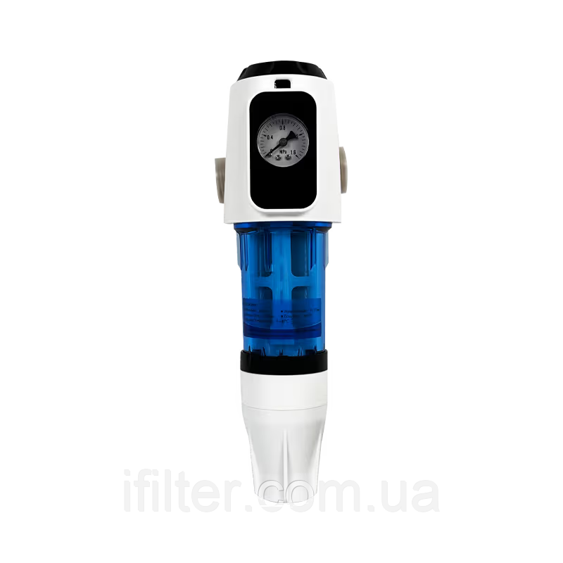 Фільтр сітчастий CPF-3-M з поворотним кріпленням 360 та манометром, фото 1