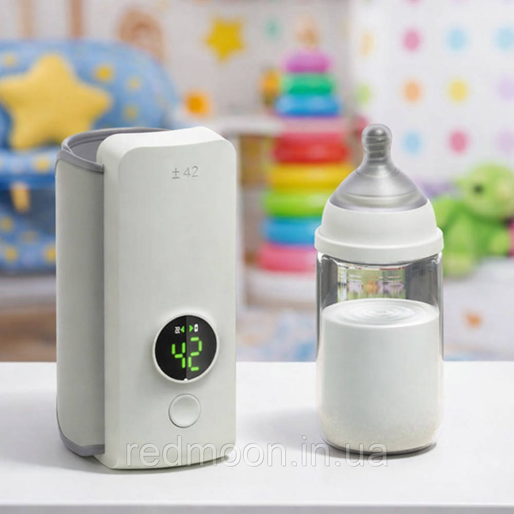 Підігрівач для дитячих пляшечок (6 режимів), до + 55°, від USB, Milk Shaker LY-872 / Термос для дитячого харчування, фото 1