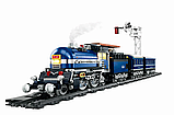 Конструктор bb821e ретро потяг:пасажирський паровоз з димом і світлом, 1062 деталі, фото 2