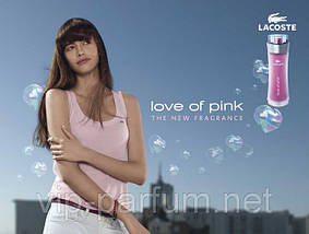 Lacoste Love Of Pink туалетна вода 90 ml. (Лакост Лав оф Пінк), фото 3