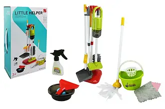 Дитячий набір для прибирання з пилососом та аксесуарами на батарейках 667-72