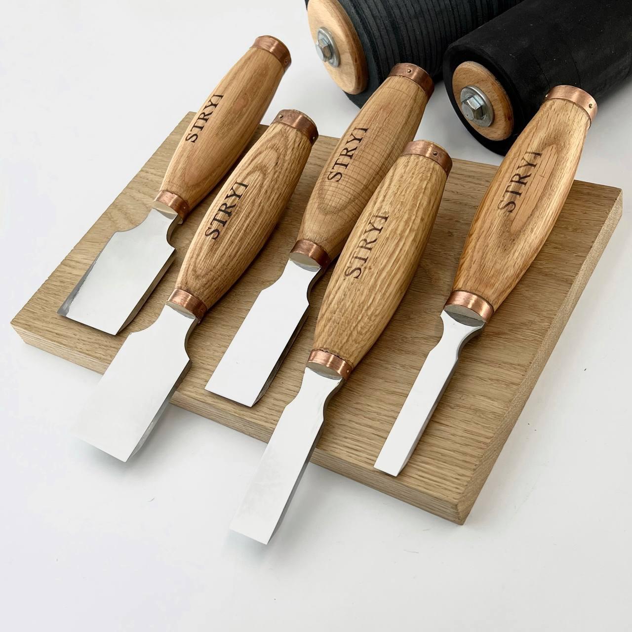 Набір стамесок столярних STRYI Profi 5 шт, фото 1