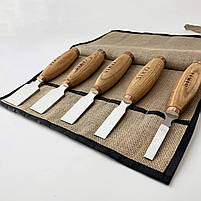 Набір стамесок столярних STRYI Profi 5 шт, фото 4