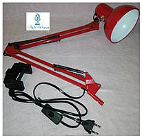 Лампа настільна червона 60 Вт TD-2