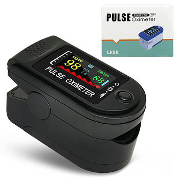 Пульсоксиметр TFT на палець SP2 / Електронний вимірник пульсу та кисню в крові / Пульсометр на палець