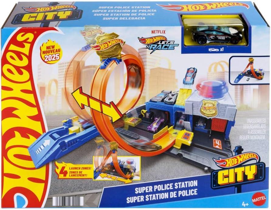 Ігровий набір Hot Wheels City Суперполіцейський відділок JBM71, фото 1