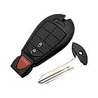 Ключ smart key корпус Town Chrysler 2 кнопки 68058346AA 68058346AF, фото 2