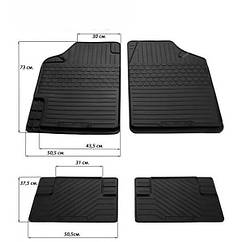 Універсальні килимки  4 шт  Stingray Premium