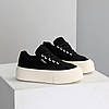 Модні чорні кеди крипери на потовщеній підошві колір на вибір, фото 4