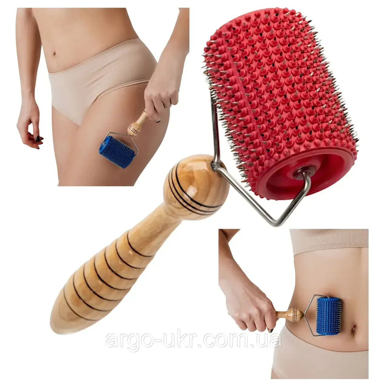 Аплікатор Ляпко Валик універсальний 3,5 Ag, Арго остеохондроз, міжхребцеві грижі, схуднення, міозит, біль, фото 1