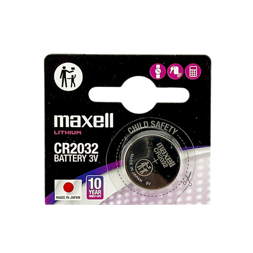 Батарейка CR2032 Maxell Lithium (3v) 1шт., фото 1