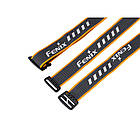 Стрічка для налобних ліхтарів Fenix одинарна AFH-03 чорна-оранжева світловідбиваюча легка, фото 2