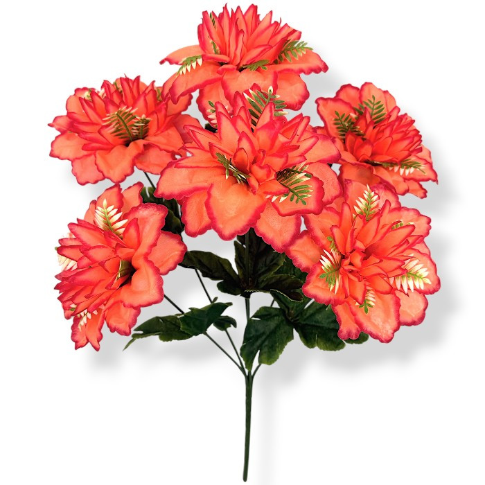 Штучні квіти букет жоржини Ялинка, 46см, фото 1