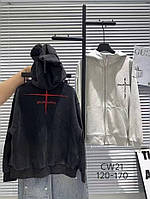 Кофта підліткова на блискавці з капюшоном на дівчинку 120-170 см (2кв) "AMD" купити гуртом в Одесі на 7км