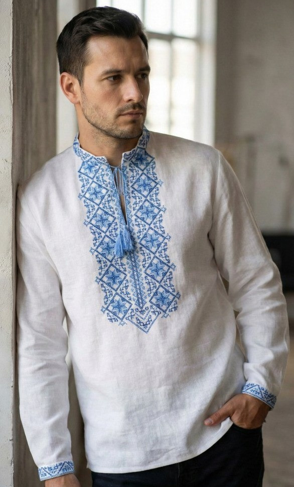 Чоловіча вишита сорочка (вишиванка) "Хайден" SR-0008, фото 1