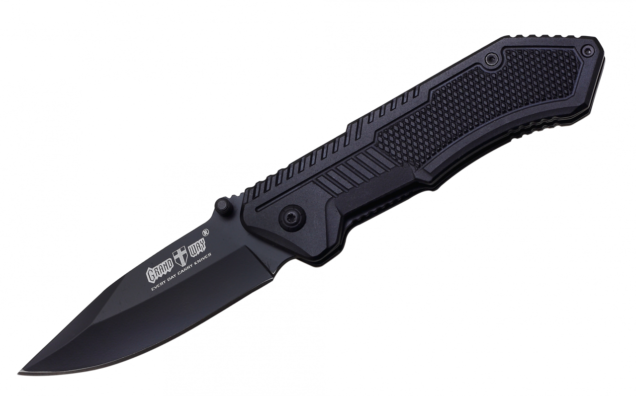 Ніж складний, поверхню лехвия BLACK OXIDE, сталь 440А, фото 1