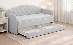 Дитяче ліжко-софа "MELISA": елегантність та комфорт у велюрі