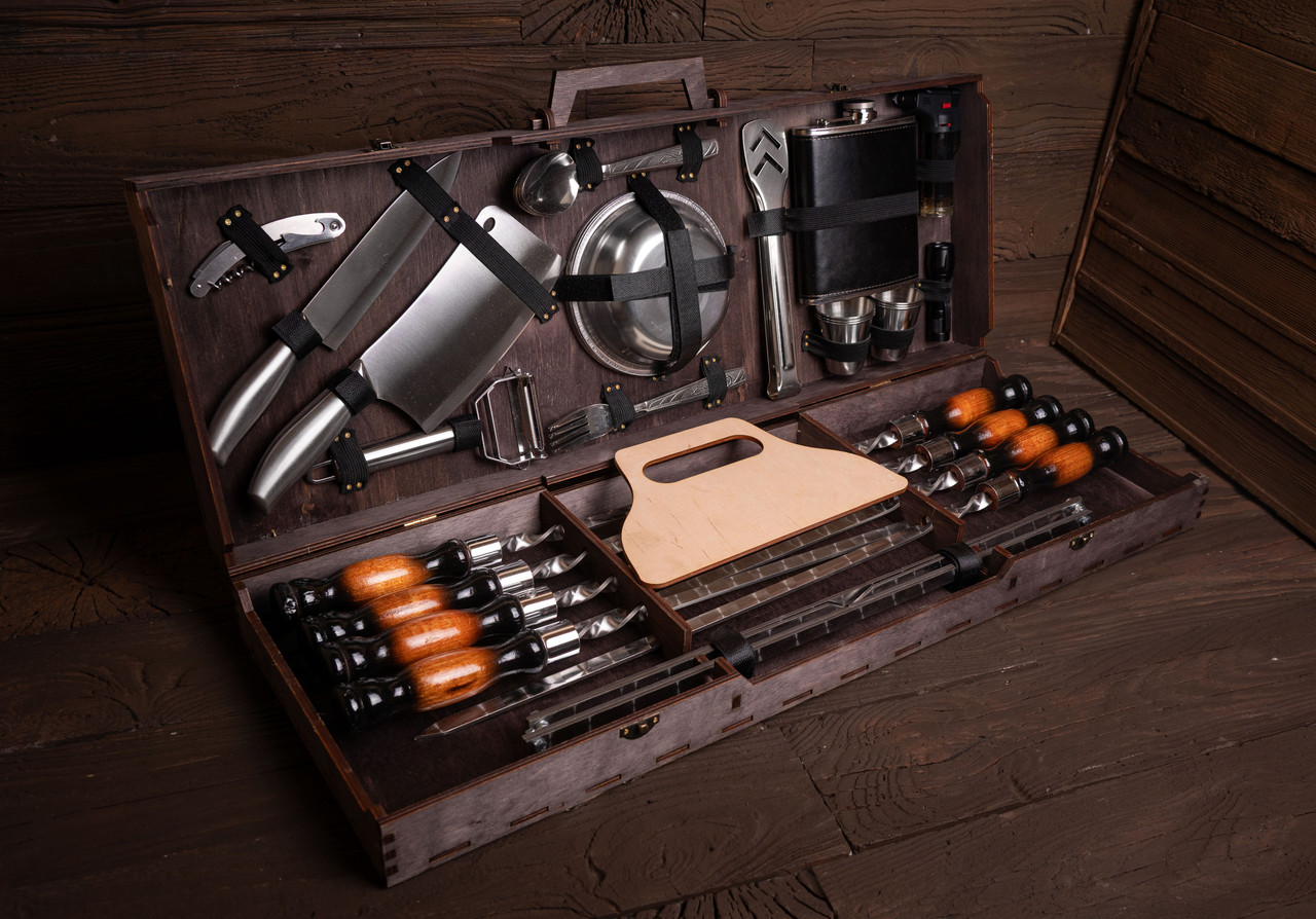 Набір шампурів у кейсі Універсал