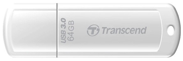 Flash Drive Transcend JetFlash 730 64GB (TS64GJF730) White (6027979), фото 1